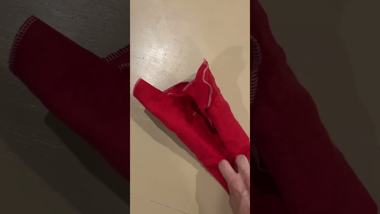My favorite EASY fold for Flat Diapers
