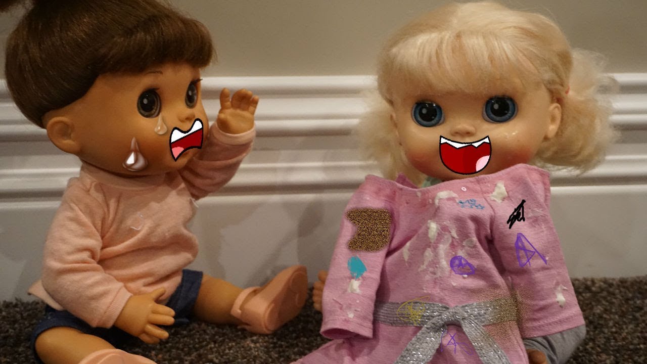 BABY ALIVE Audrey Ruins Pumpkins Dress!