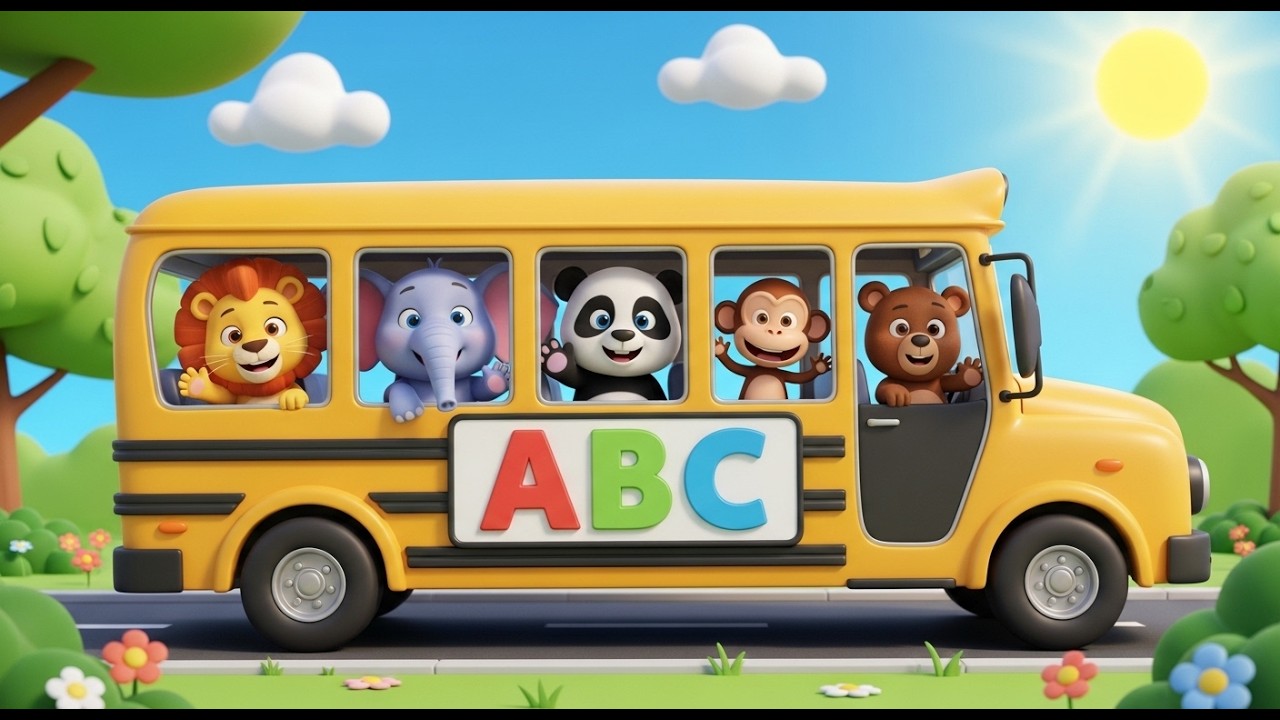 Фонетическая песенка с двумя словами - A для яблока - Песни про алфавит ABC со звуками для детей ...
