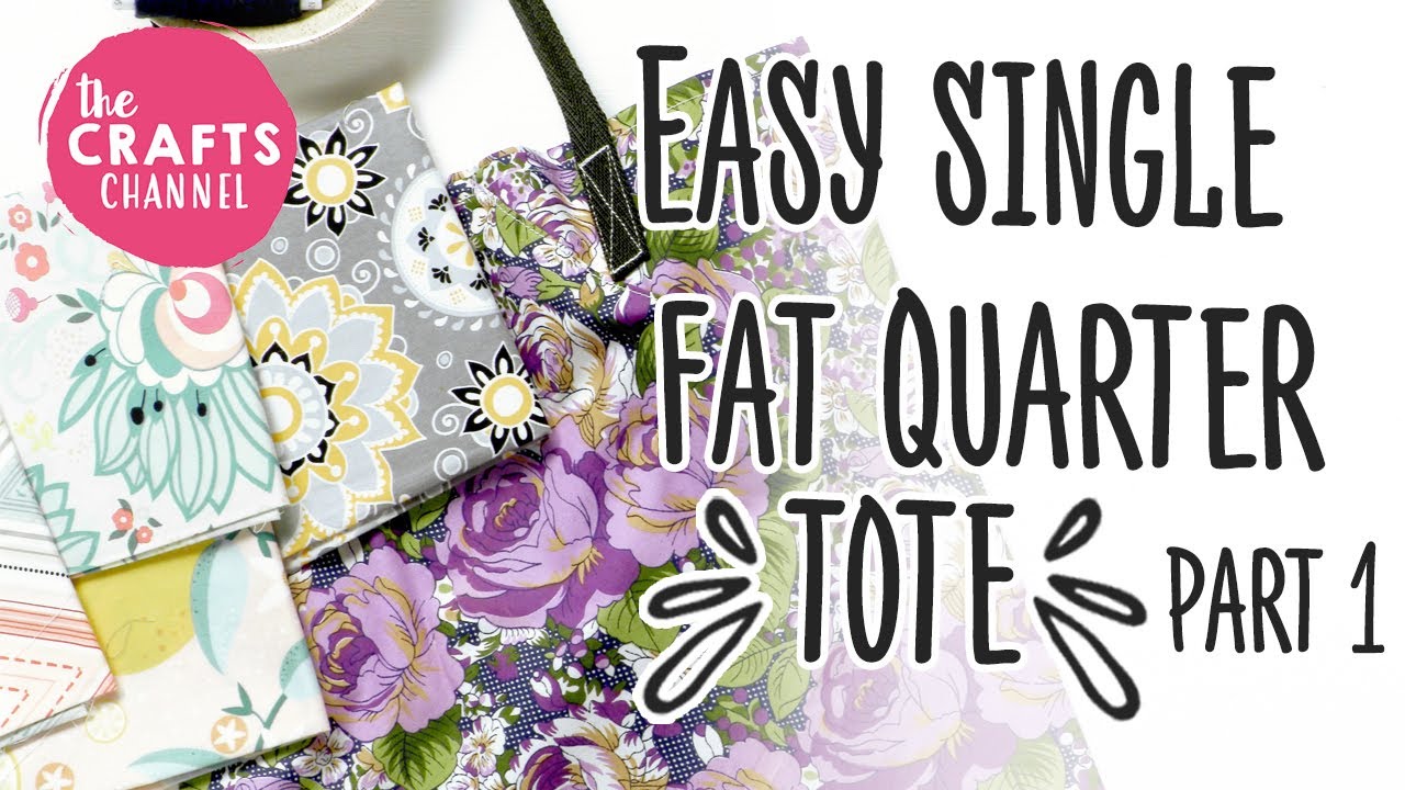 Простая сумка-квотер Single Fat Quarter Tote — часть 1