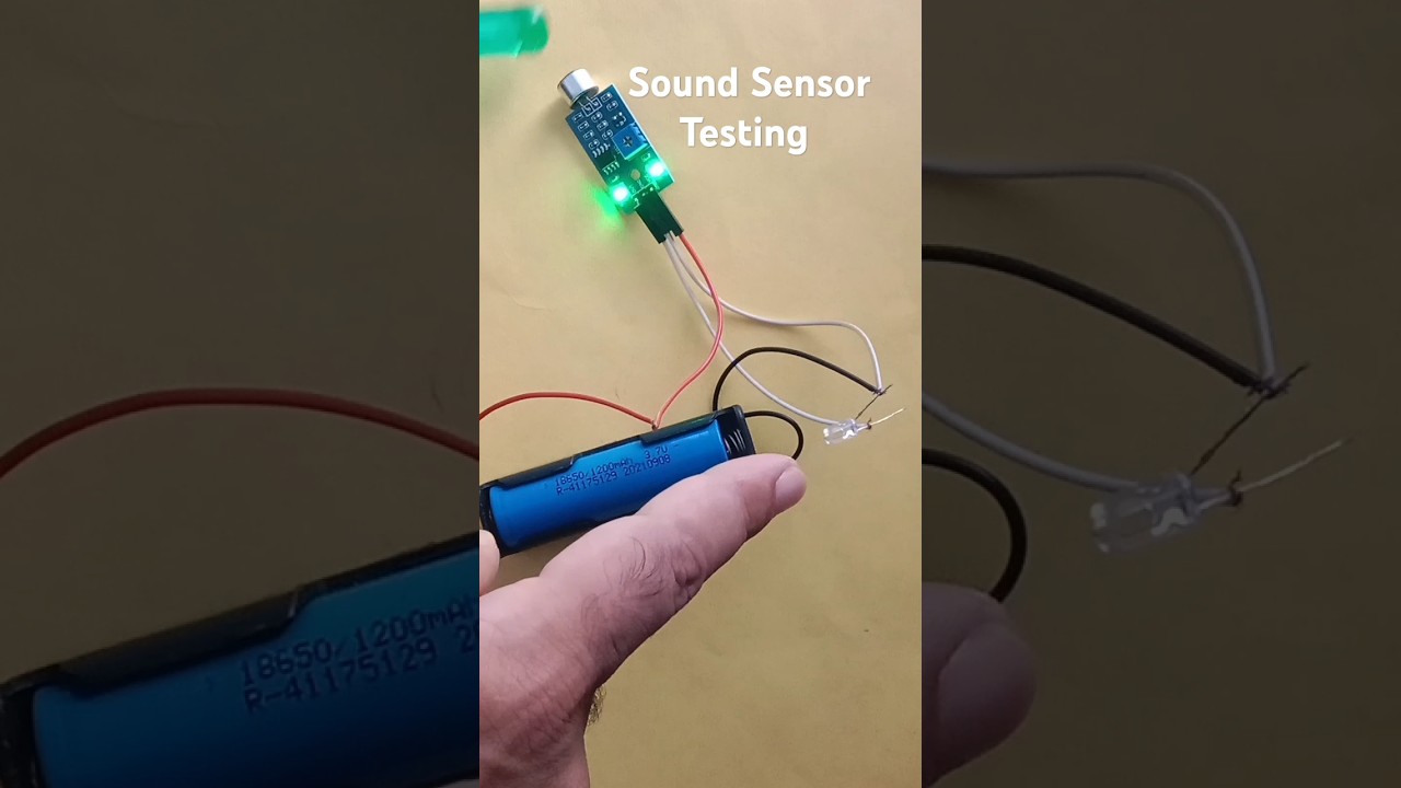 Sound Detection Sensor Testing #electronics #shorts #short #ytshorts #shortsvideo