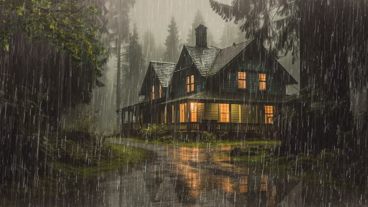 Deep Sleep Instantly with Soothing Gentle Rain Sounds in the Misty Forest | Sleep & Meditation