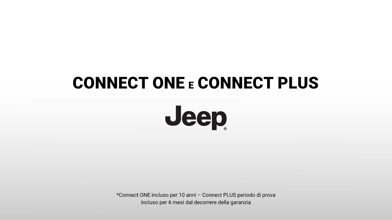 Attiva I tuoi servizi connessi Jeep® e inizia a godere dei suoi vantaggi