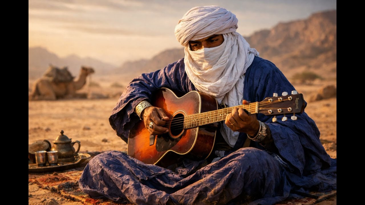 موسيقى تارقية رائعة #الطوارق #music #touareg #nouveau #explore 
