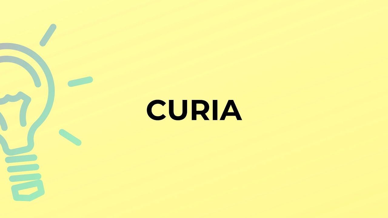 What is the meaning of the word CURIA?