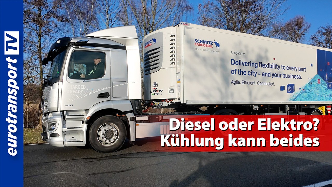 Neue Transportkältemaschine: Schmitz Cargobull setzt auf Hybrid-Kühltechnik