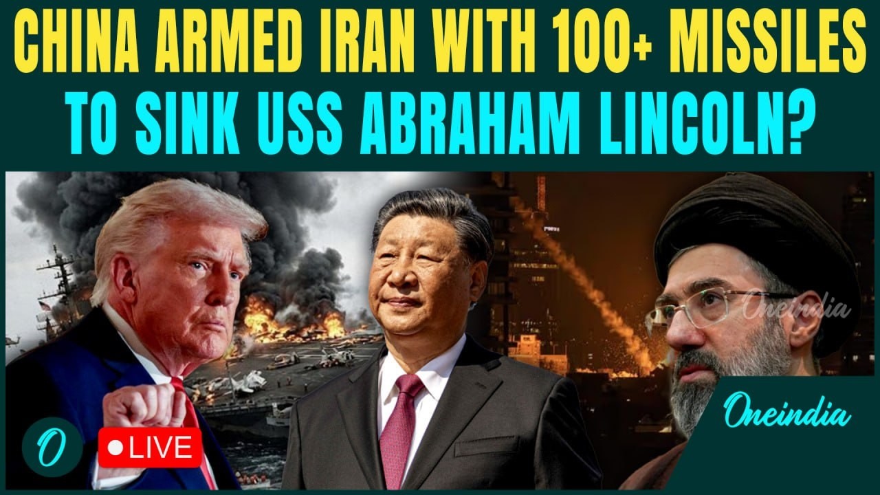 China, Iran OBLITERATE, SINK USS Abraham Lincoln LIVE - China-Sent 100+ Missiles Pound US Warship