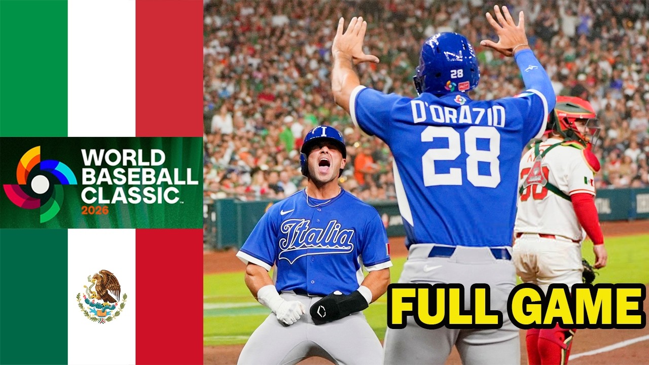 ITALY vs MEXICO Full Highlights & Homerun | World Baseball Classic 2026