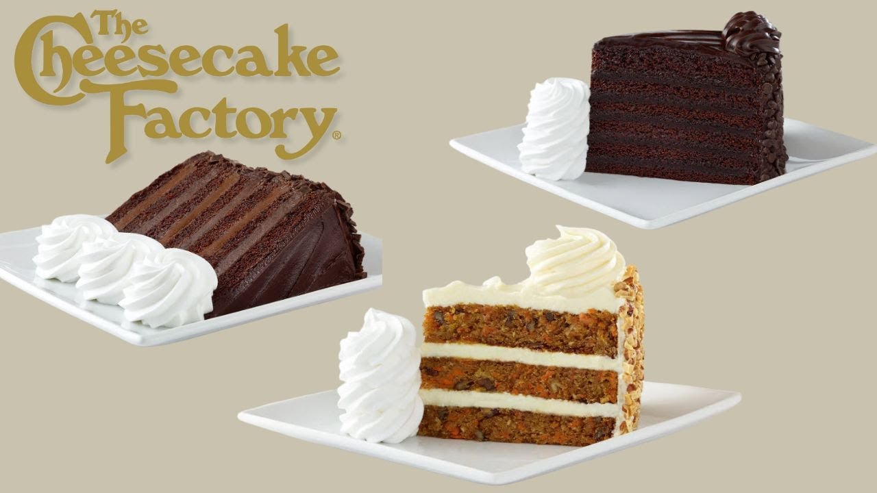 The Cheesecake Factory: Linda’s Fudge Cake, Carrot Cake & Chocolate Tower Truffle Cake