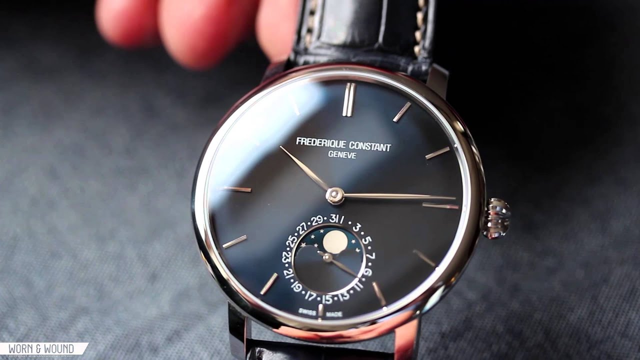 WORN&WOUND: ОБЗОР FREDERIQUE CONSTANT SLIMLINE MOONPHASE