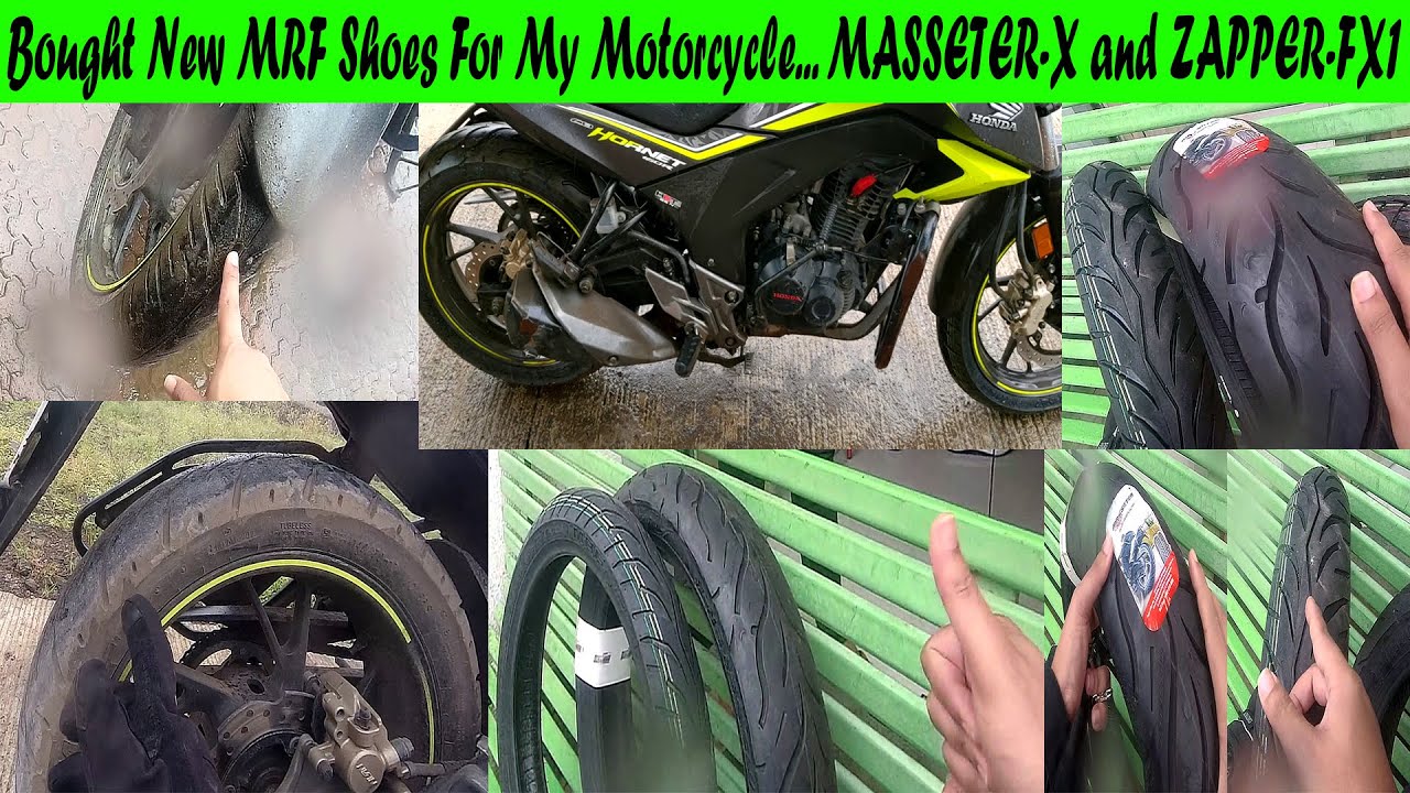 New MRF Shoes⚙️ For My Honda Hornet 160R🏍... | MASSETER-X and ZAPPER-FX1 | Quick Review📊 & Cost💵