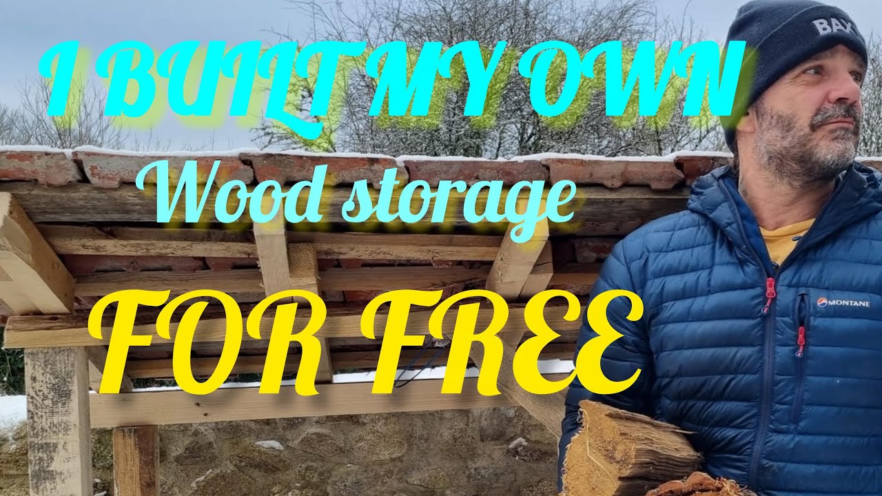 #50 Winter Is Here in Rural France ❄️ I Built a FREE Wood Store Before the Snow (Creuse Life)