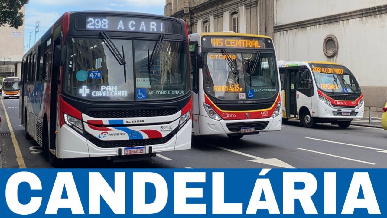 Candelária - RJ - Movimentação de ônibus #106
