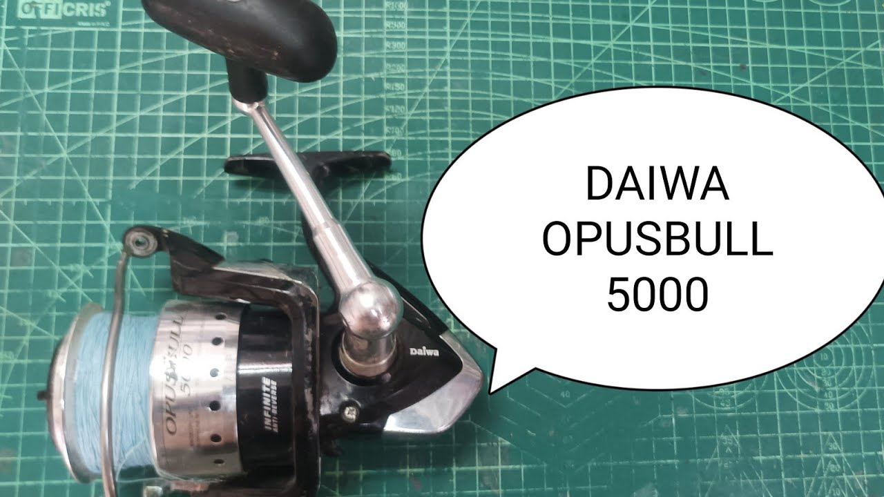 CARRETE O REEL DE PESCA DAIWA OPUSBULL 5000 REPARACION DE PICK UP