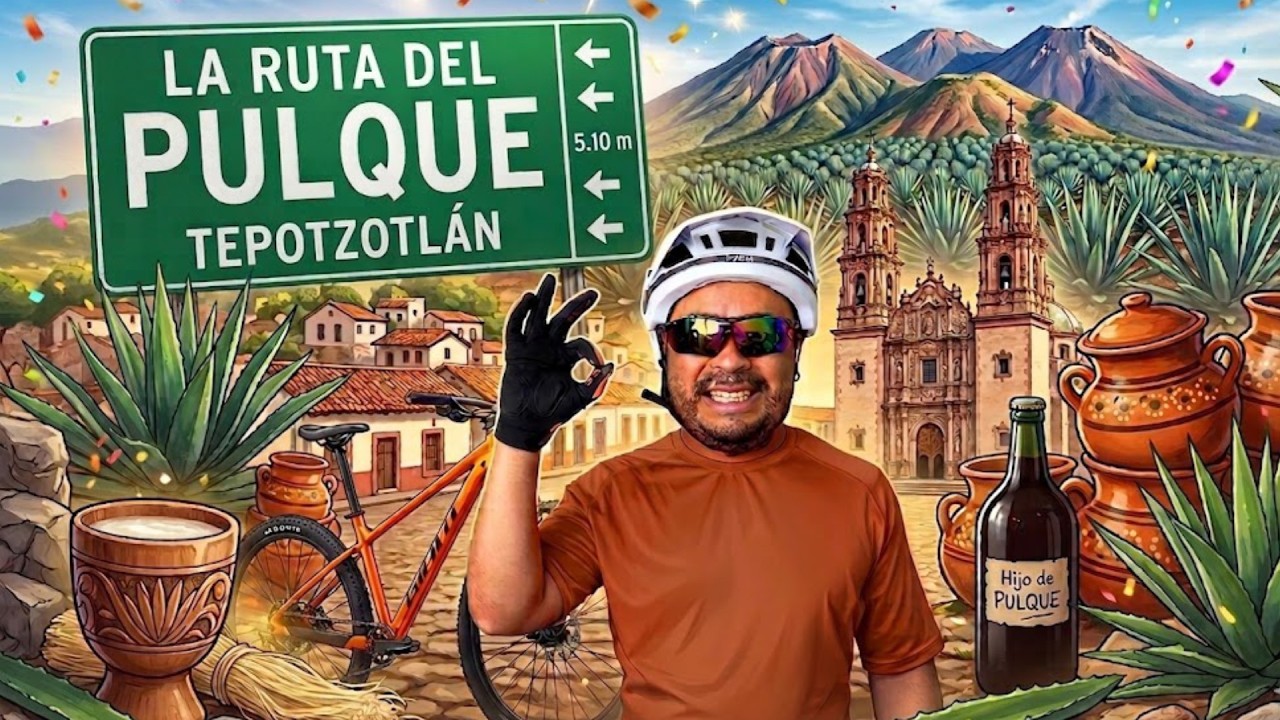 La RUTA DEL PULQUE en Tepotzotlán! 🚲 en bicicleta