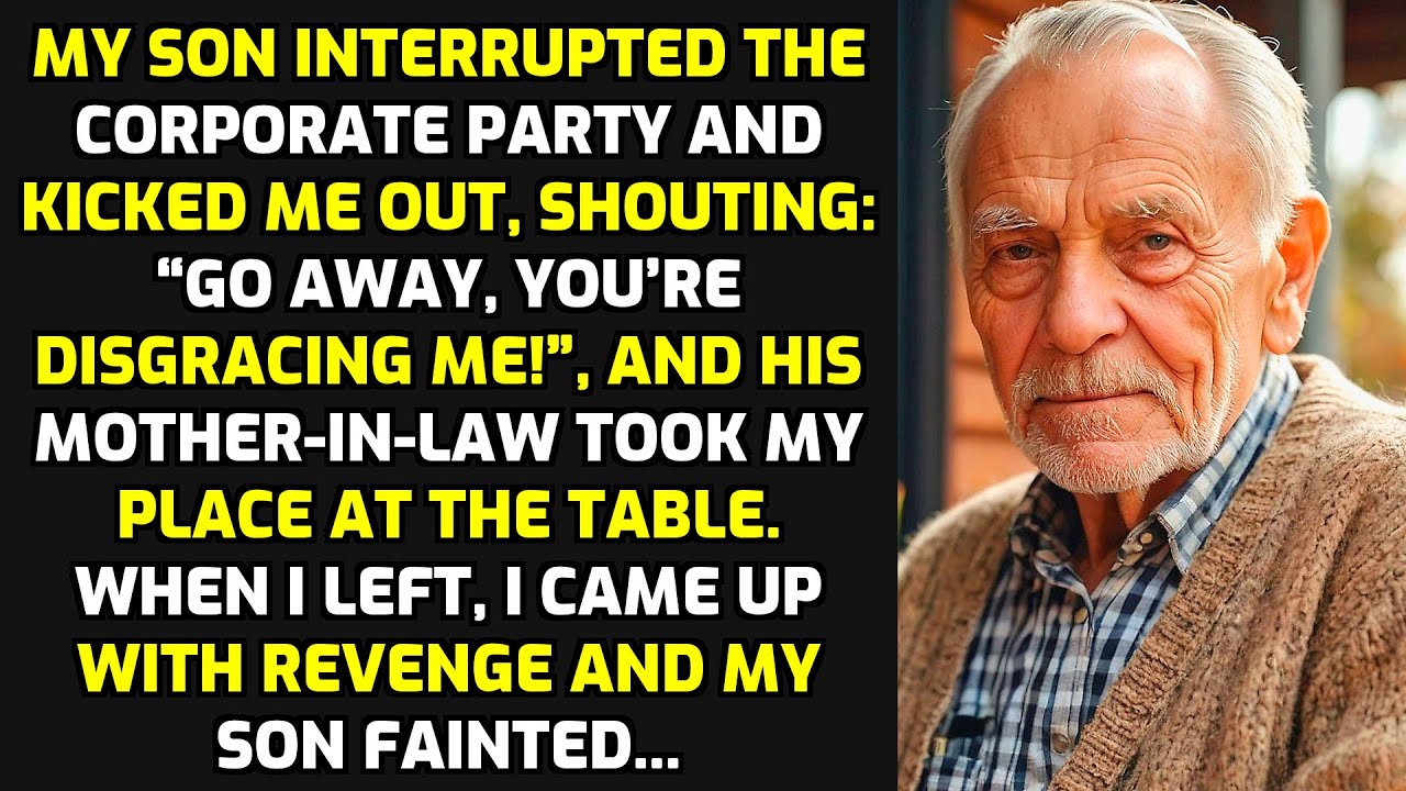 My Son Interrupted The Corporate Party And Kicked Me Out And His Mother-in-law Took My Place STORIES