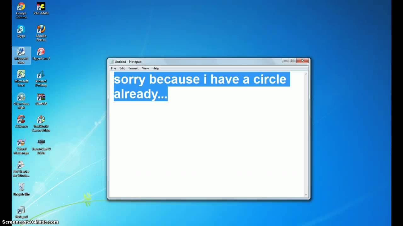 How to make a circle around your mouse cursor