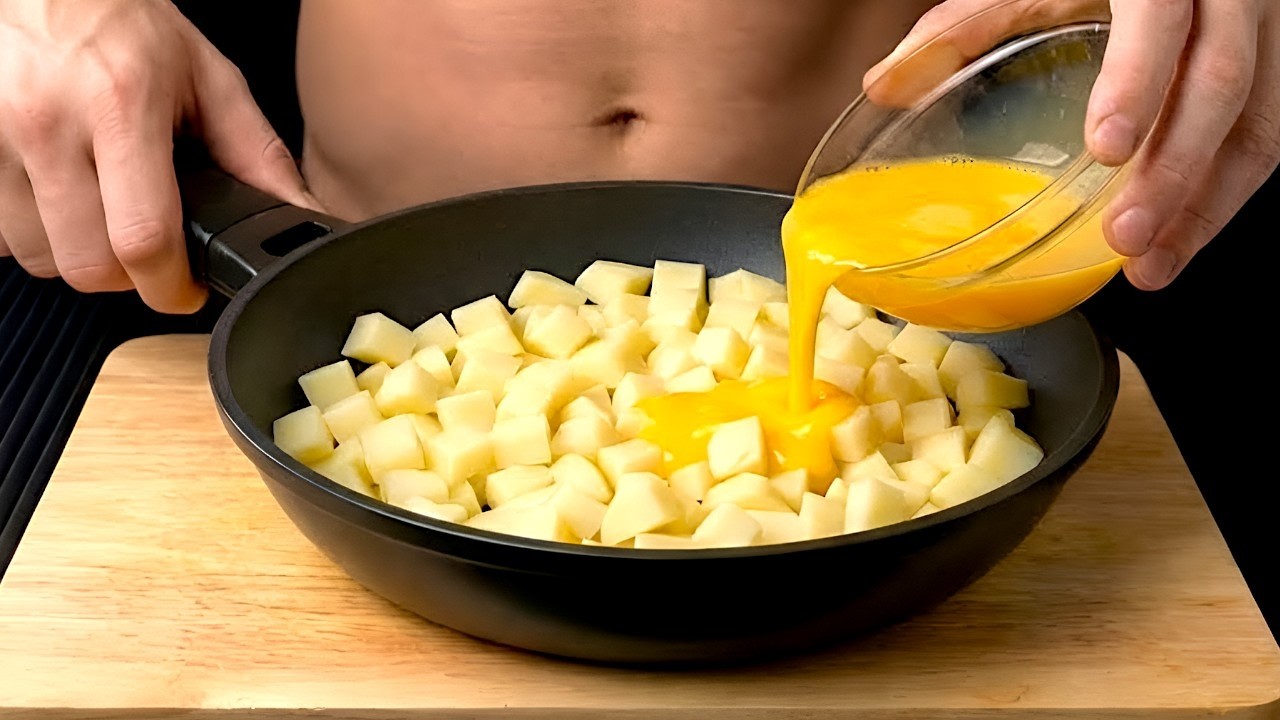 Это так вкусно, что я готовлю это почти каждый день! Самый вкусный картофельный рецепт на ужин!#08