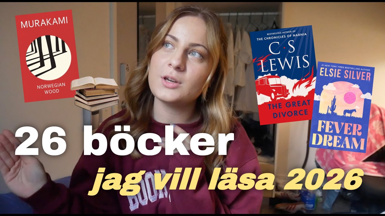 26 böcker jag vill läsa 2026!