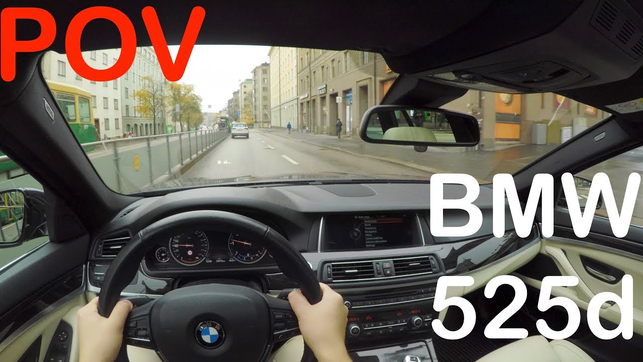 POV BMW 5 Series 525d Autumn Day Drive + Quick Review - PointOfViewCars