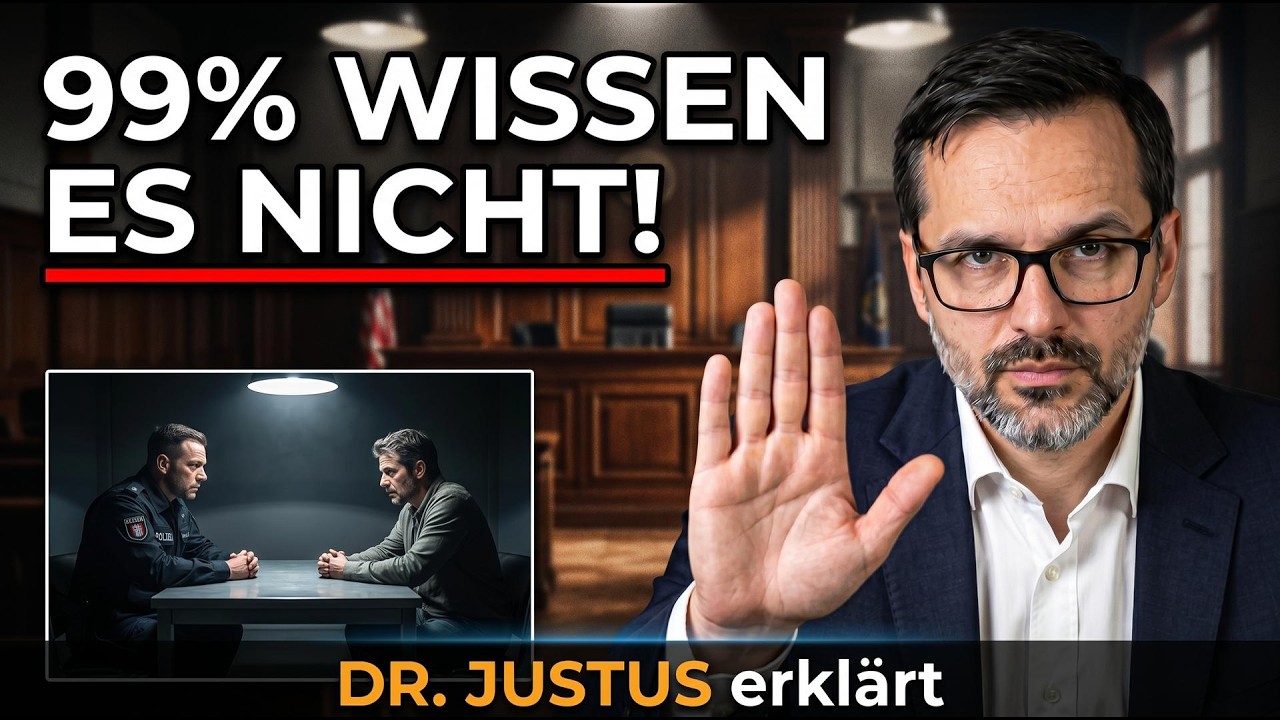 Polizei verh&ouml;rt dich? Sag DIESEN einen Satz &mdash; rettet dein gesamtes Strafverfahren
