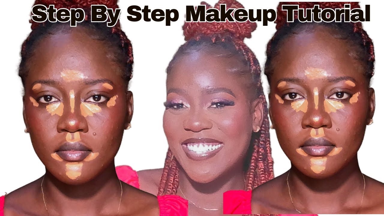 STEP BY STEP MAKEUP TUTORIAL ||HIGHLIGHT & CONTOUR ROUTINE || BEGINNER FRIENDLY || FLAWLESS FINISH