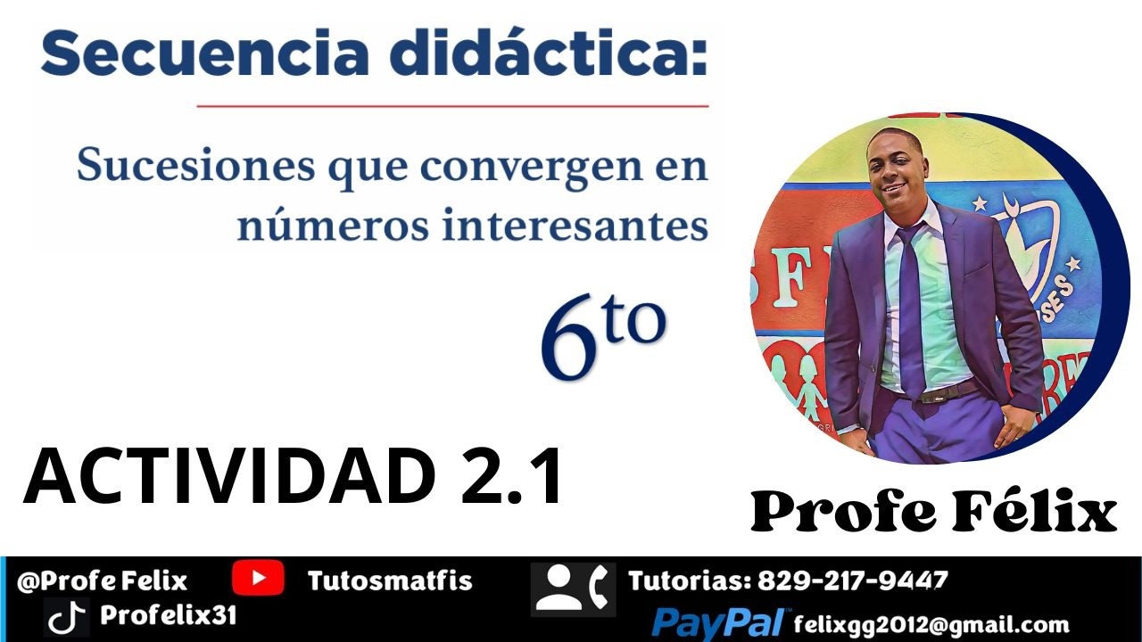 Actividad 2.1 de Matemática 6to secundaria (3era secuencia)