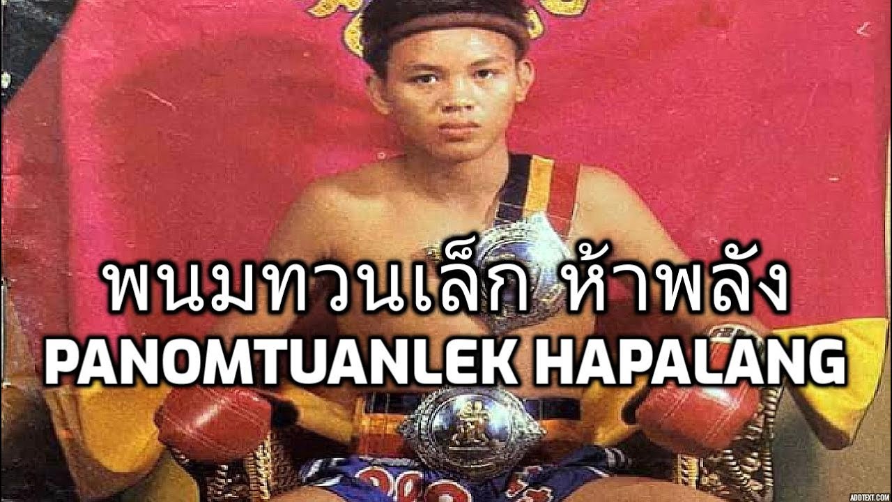 MUAY KHAO STYLE - Panomtuanlek Hapalang (พนมทวนเล็ก ห้าพลัง) | Muay Thai Highlights