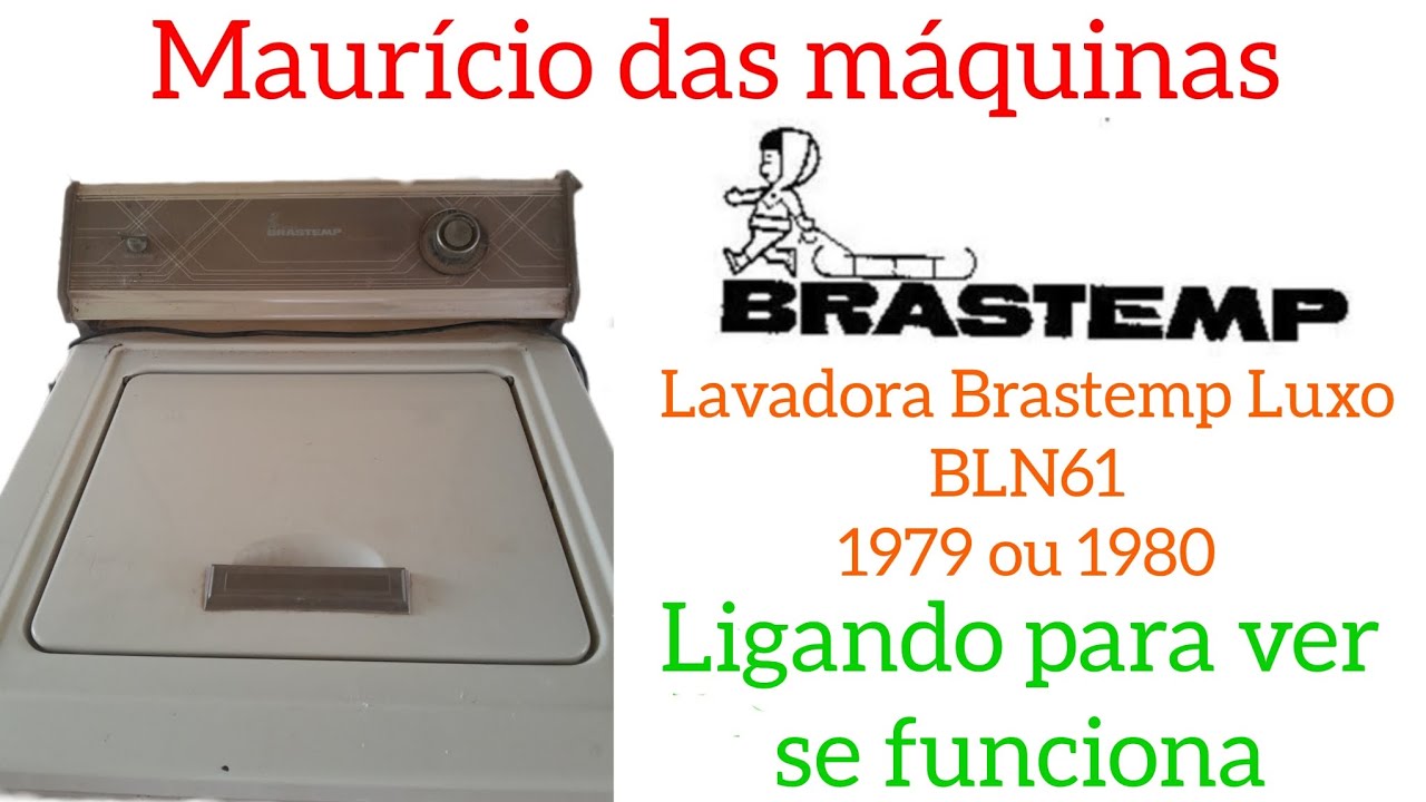Lavadora Brastemp Luxo 4kg BLN61 - ligando para ver se funciona