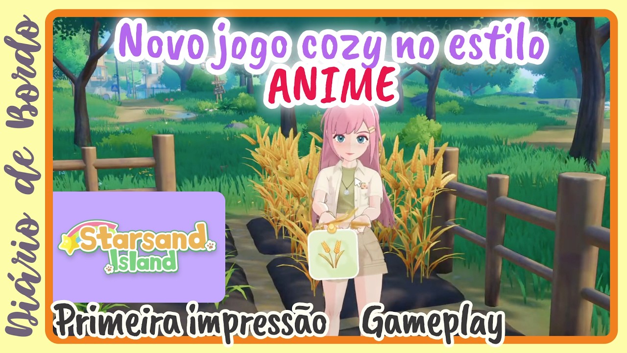 Cap. 1 🩵 Jogo cozy no estilo anime - primeiras impressões | 🦄 Starsand Island - Acesso antecipado