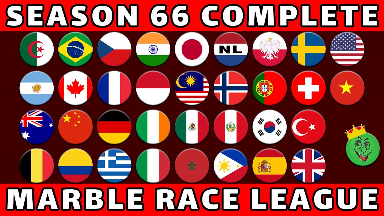 Marble Race League Season 66 Complete Race / Marble Race King