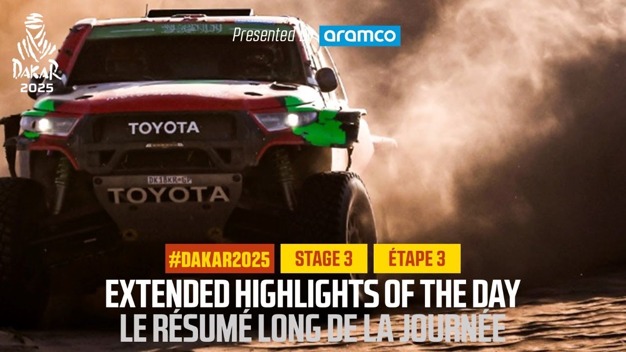 Extended highlights of Stage 3 presented by Aramco - #Dakar2025