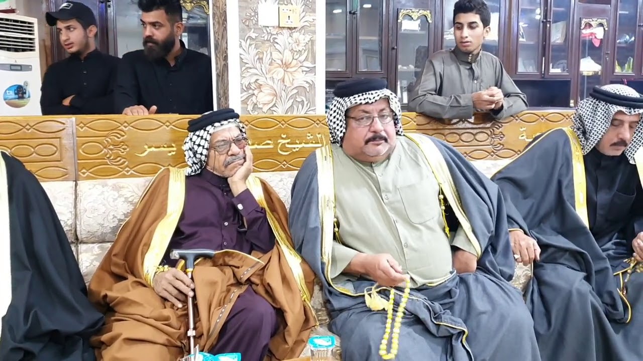 فصل اعتداء بين قبيلة بني تميم وقبيلة الحريشيين في ديوان الشيخ صدام علك الحريشاوي