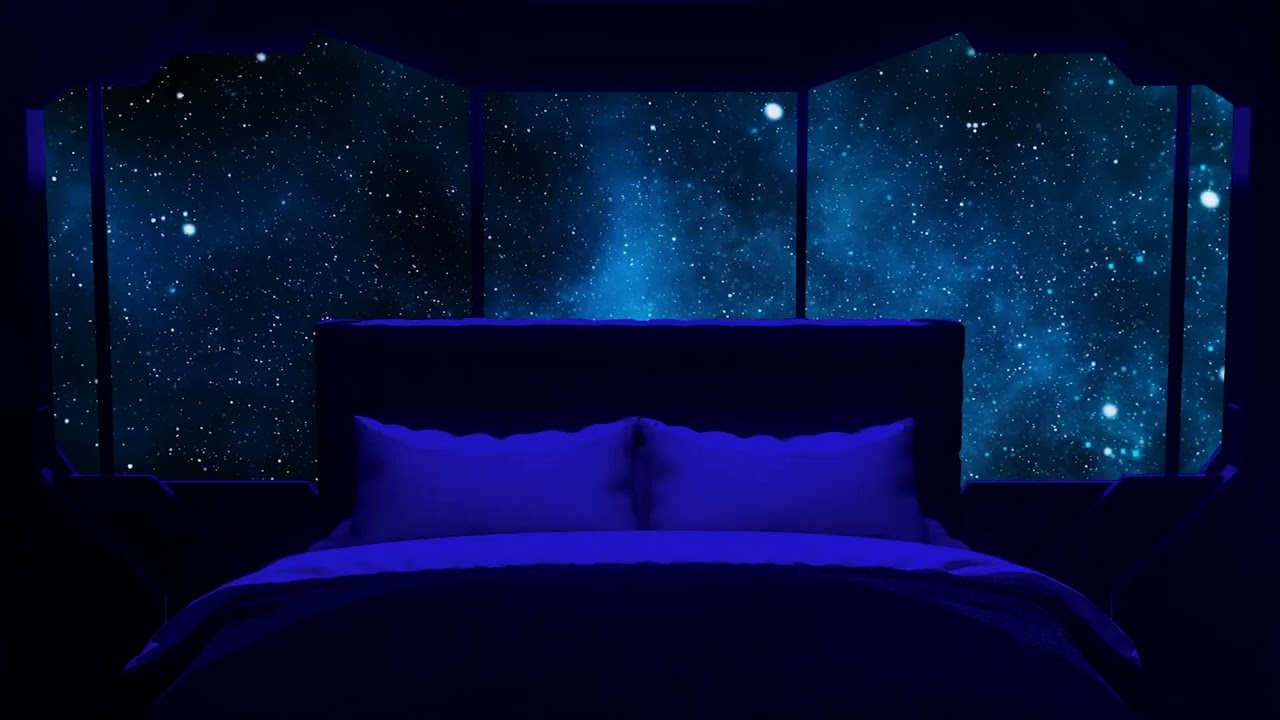 Bedroom Spaceship - Brown Noise Environment - Sleep - Relax - Astronaut