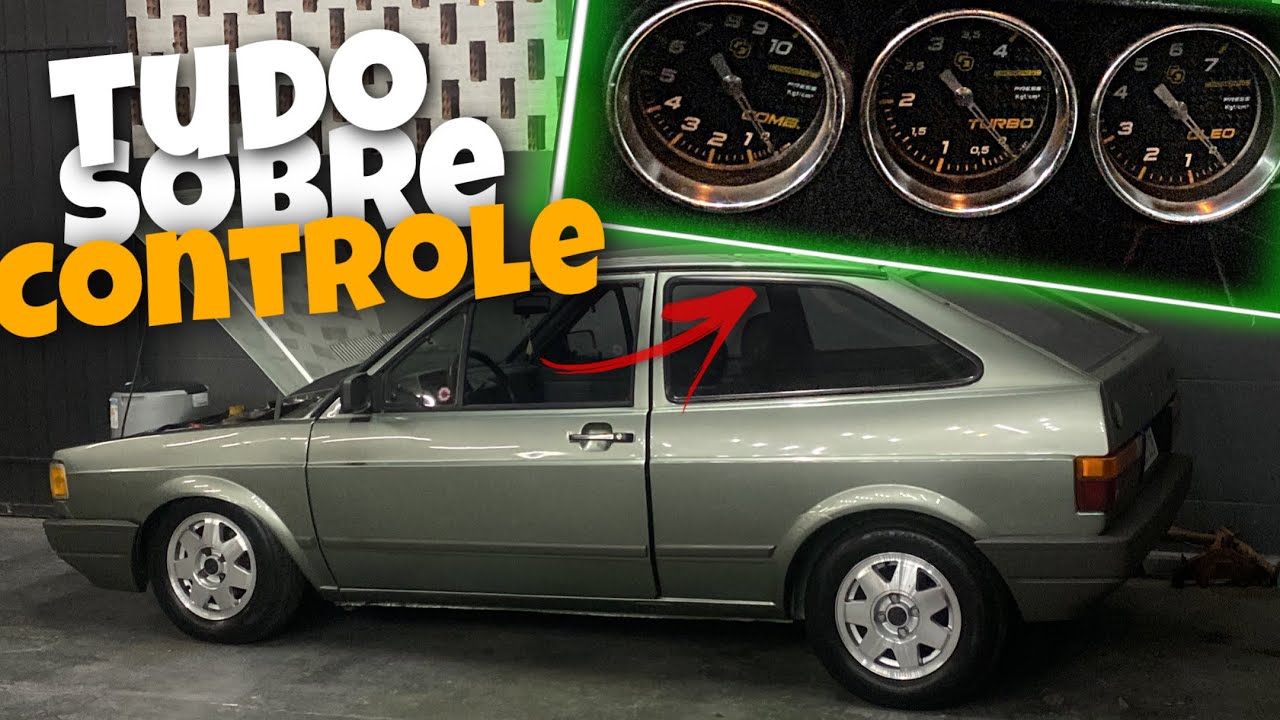 ✅ INSTALEI OS MANÔMETROS NO GOL QUADRADO TURBO