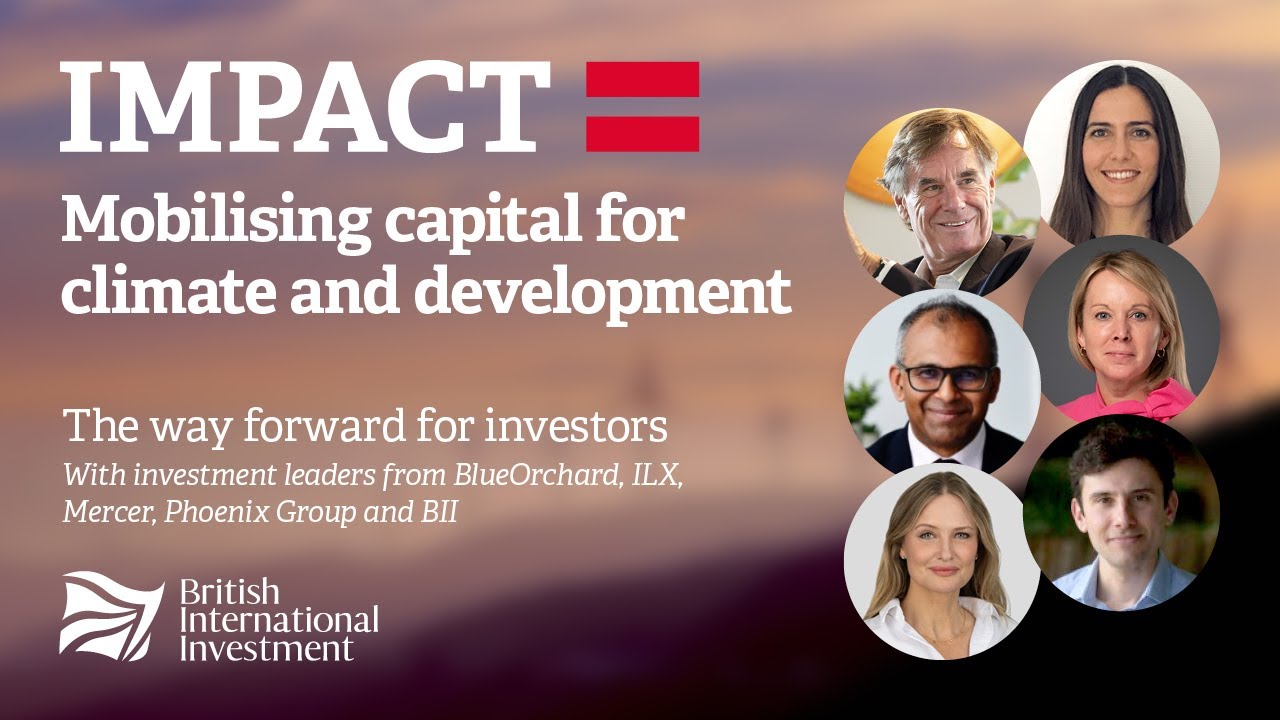EVENT: IMPACT= Mobilising capital for climate and development | Panel: The way forward for investors