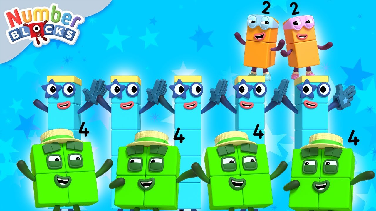 DIVISÃO | 40 Minutos de Divisão! | Matemática para crianças | Numberblocks em Português