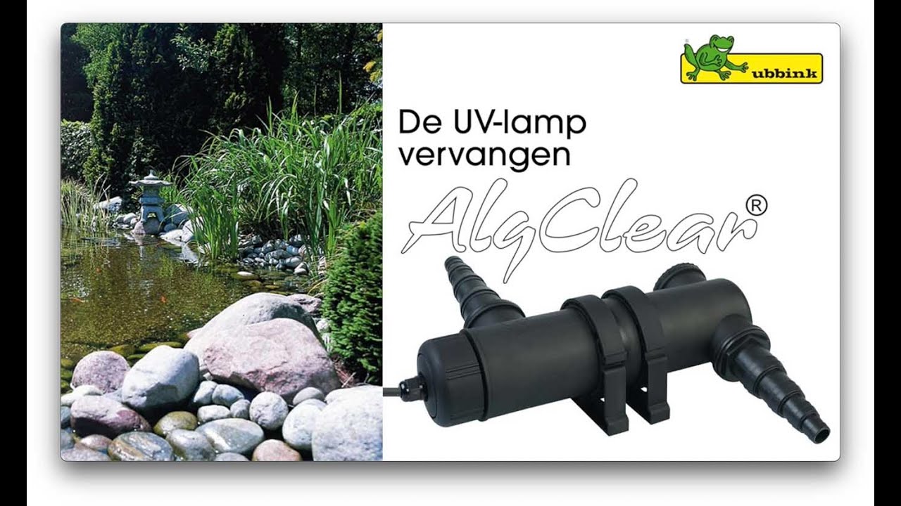 DE UV LAMP VERVANGEN ALG CLEAR