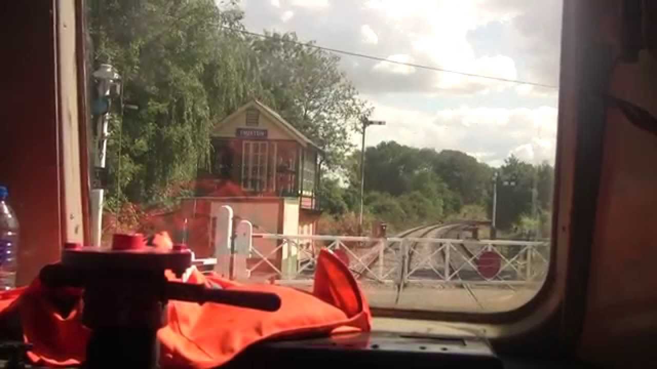 Mid Norfolk Railway Cab Ride   Dereham to Wymondham  28th Aug 2015