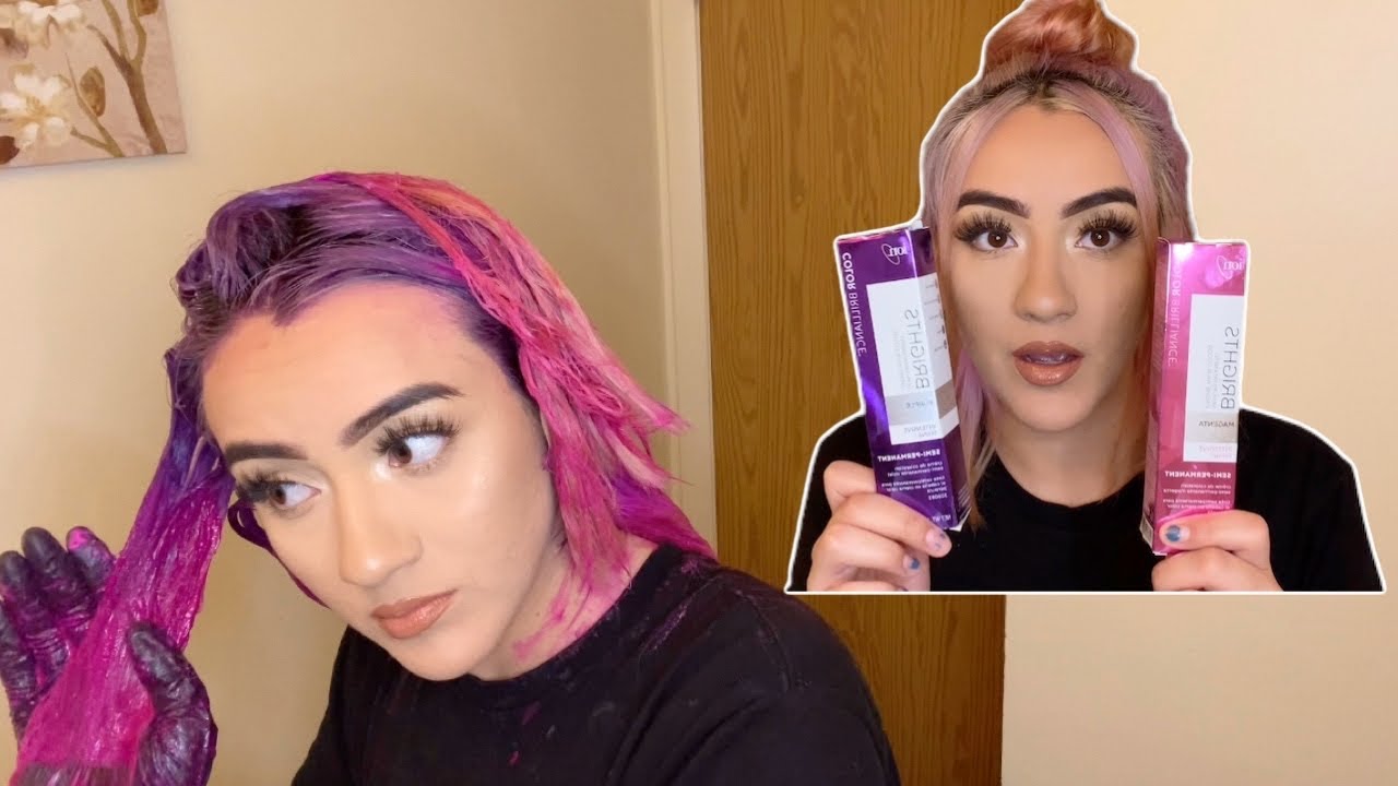 Dyeing My Hair Purple & Pink At Home