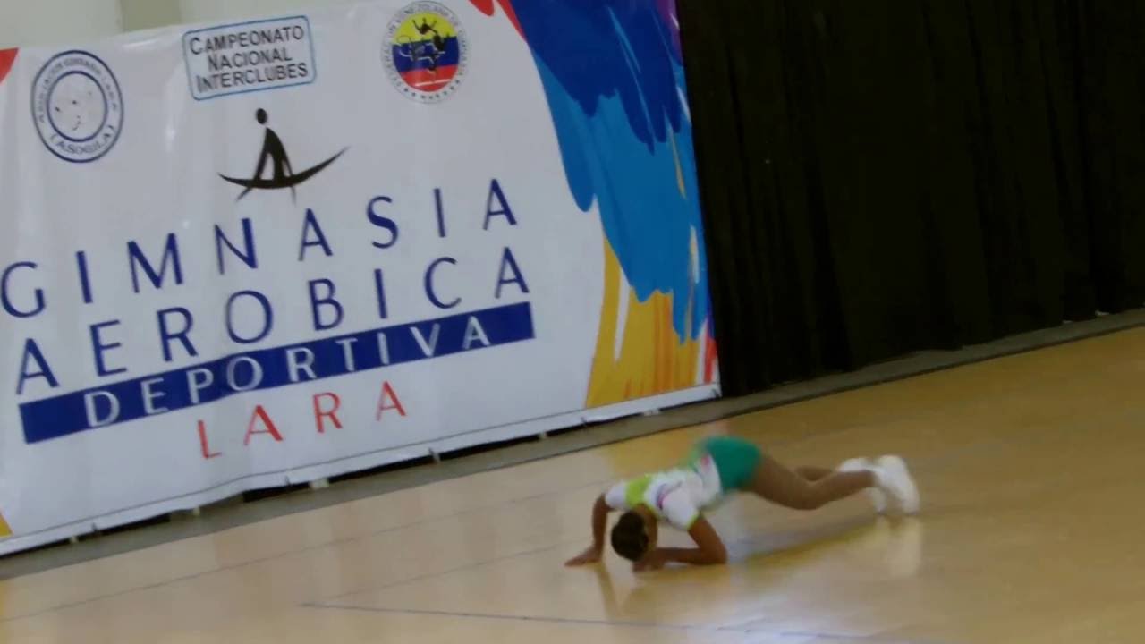 Arianys García, Gimnasia Aerobica, Representante de Edo. Lara en Barquisimeto Sept2016