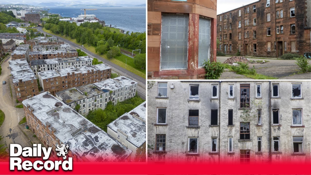 Inside the abandoned Port Glasgow estate dubbed 'Scotland's Chernobyl'