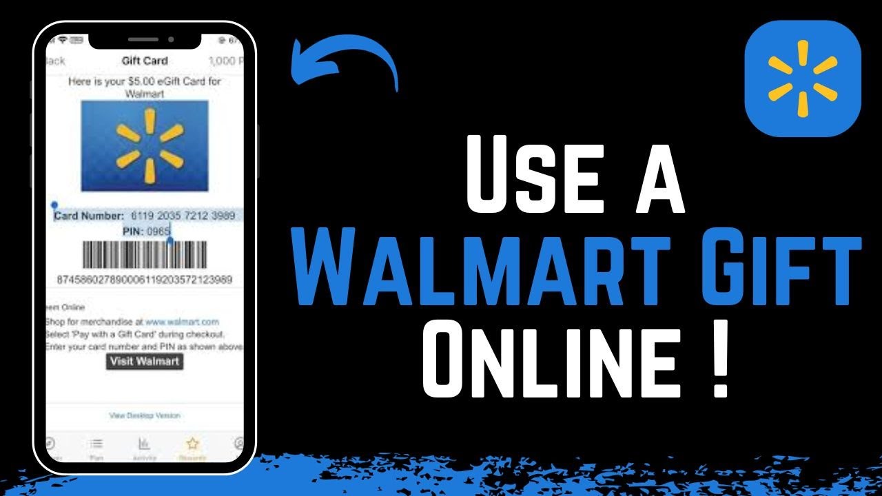 How to Use a Walmart Gift Card Online