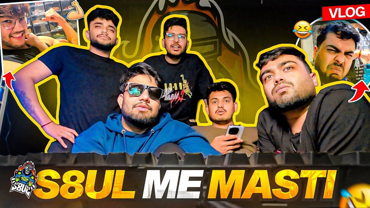 S8ul Me Mamba Ke Sath Live Kari Aur FFMIC Ke Matches Dekhe #vlogs #cricket #s8ul 