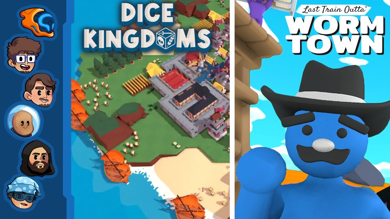 Dice, Danger, and Worms! - Dice Kingdoms + Last Train Outta Wormtown
