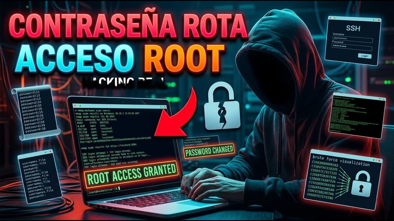 Máquina Password – Rompiendo contraseñas con Hydra #nmap #pentesting #hackingetico #ciberseguridad