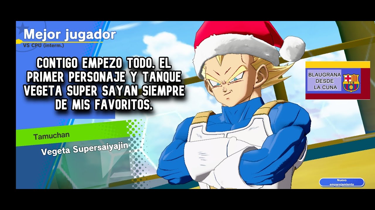 El primer tanque del juego Vegeta Super Sayan siempre mola, mi primer personaje del juego.