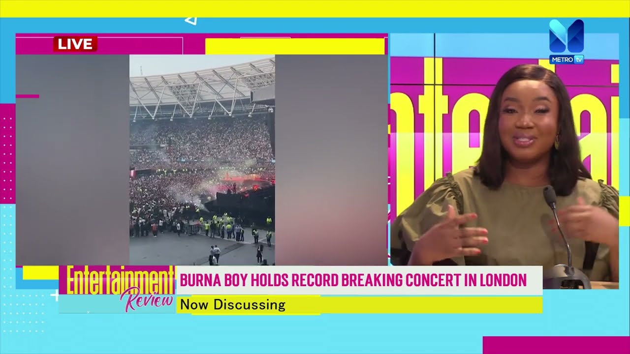 BURNA BOY SHUTS DOWN LONDON STADIUM | #EntertaimentReview