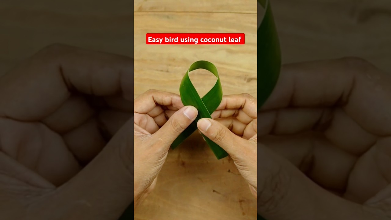 Craft Ideas With Coconut Leaves🌴 #craft #handmade #coconut #leaf