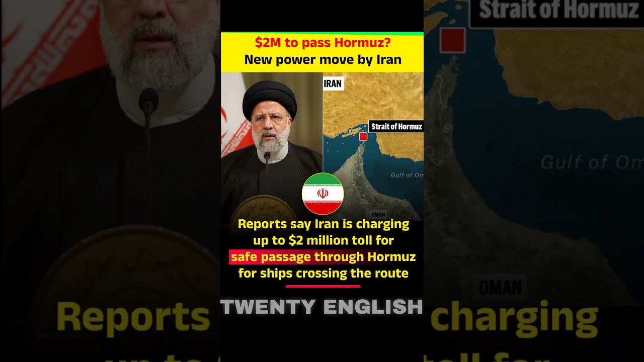 $2M to pass Hormuz?New power move by Iran #viral #news